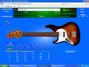 baixo de guitarra virtual