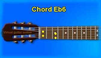 guitar chord Eb6 