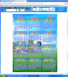 print calendar