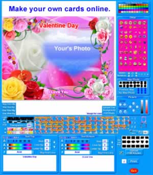 Valentine day card