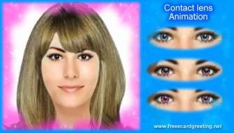 Color Contact lens Animation