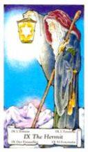 tarot card deck hanson roberts THE HERMIT