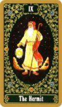tarot card deck russian THE HERMIT