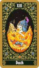 tarot card deck russian DEATH