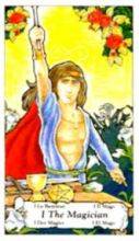 tarot card deck hanson roberts THE MAGICIAN
