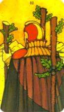 tarot card deck morgan greerTHE THREE OF WANDS