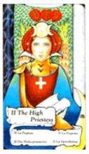 tarot card deck hanson roberts THE HIGH PRIESTESS