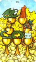 tarot card deck morgan greerTHE SEVENS OF CUPS