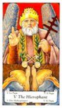 tarot card deck hanson roberts THE HIEROPHANT
