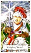 tarot card deck hanson roberts THE KNIGHTS OF SWORDS
