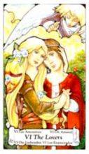 tarot card deck hanson roberts THE LOVERS