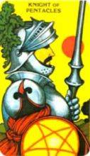 tarot card deck morgan greerTHE KNIGHTS OF PENTACLES