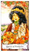 tarot card deck hanson roberts THE QUEENS OF PENTACLES