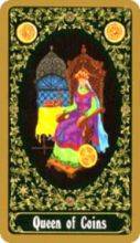 tarot card deck russian THE QUEENS OF PENTACLES