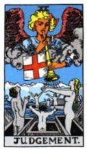 tarot card deck rider waite JUDGMENT