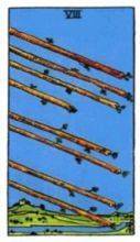 tarot card deck rider waite THE EIGHTS OF WANDS