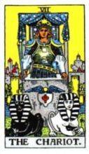 tarot card deck rider waite THE CHARIOT